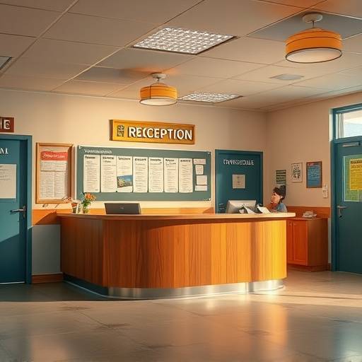 Bureau d'accueil de l'école