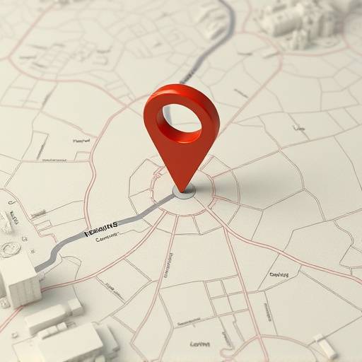 Marqueur de localisation sur une carte